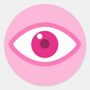 Rond Sticker rose