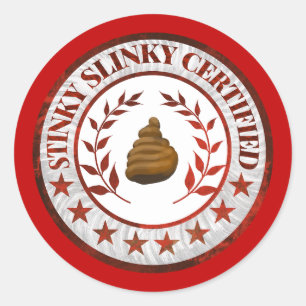 Rond Sticker RV certifié Stinky