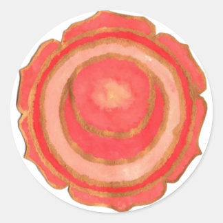 Rond Sticker Sacral Chakra