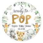 Sticker Safari Prêt À Pop Baby shower