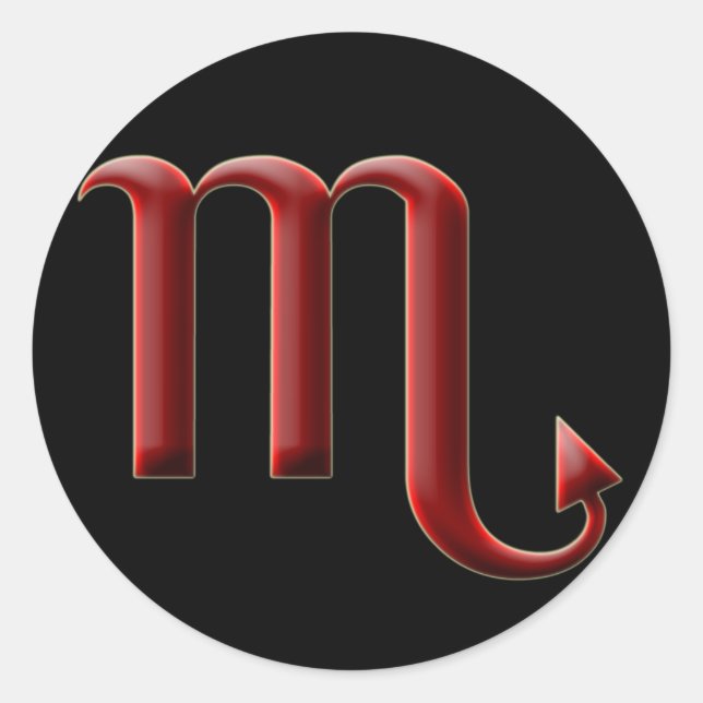 Rond Sticker Scorpio #2 (Devant)