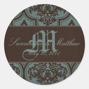 Rond Sticker SD de mariée gothique 2
