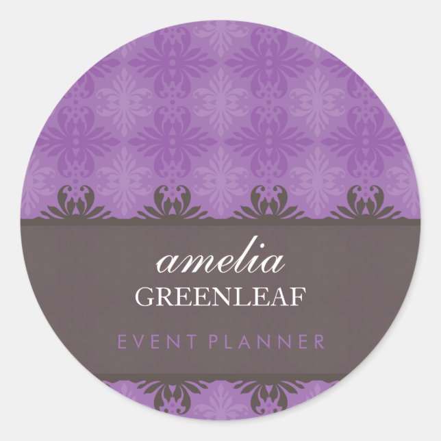 Rond STICKER SEAL :: stylisé à motifs 10 (Devant)