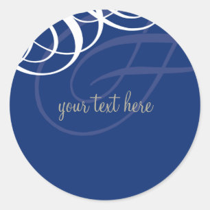 Rond STICKER SEAL :: vogue design 6