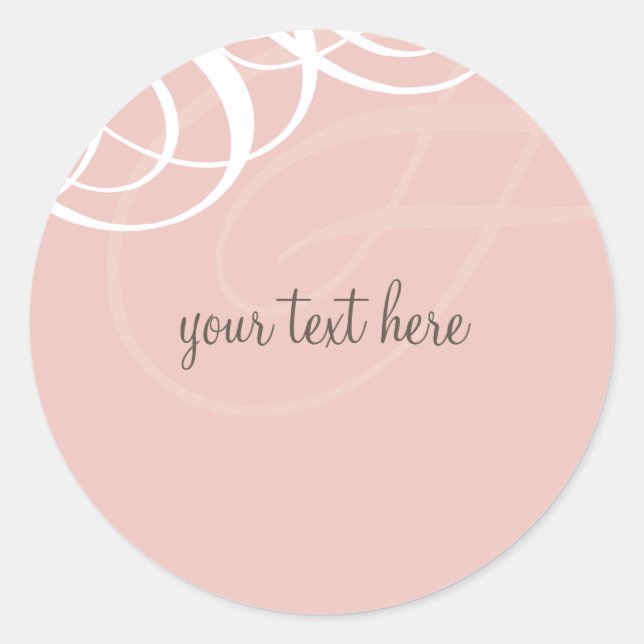 Rond STICKER SEAL :: vogue design 9 (Devant)