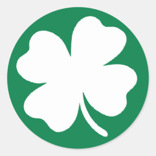 Rond Sticker shamrock