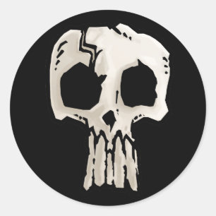 Rond Sticker Skullie