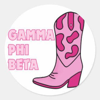 Rond Sticker Sorority pour fille-fille