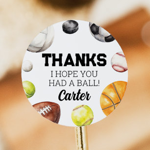 Rond Sticker sportif Favoriser