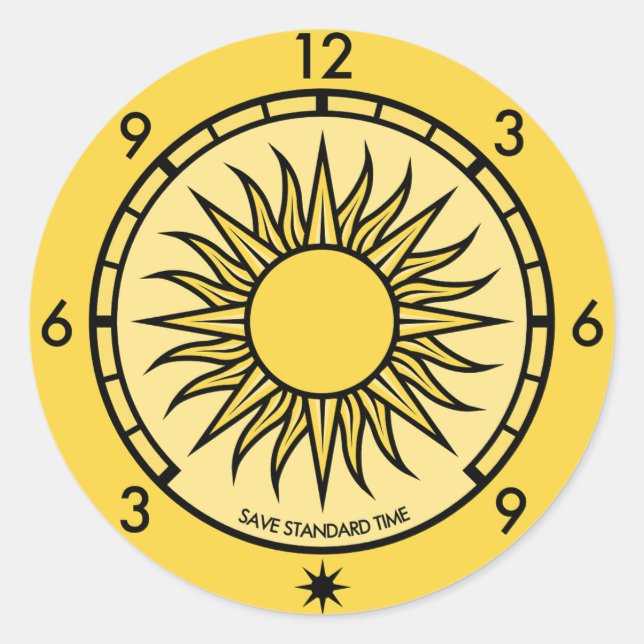 Rond Sticker SST Logo Round Avec Texte (Devant)