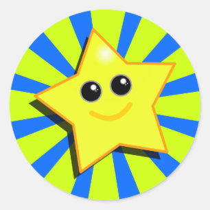 Rond Sticker STAR
