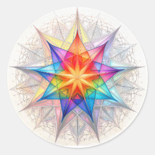 Rond Sticker Star Believer