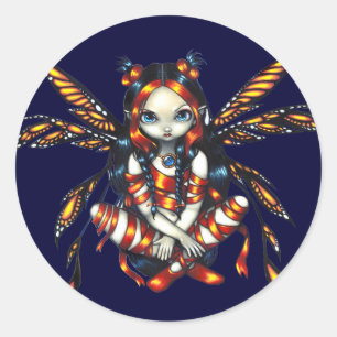 Rond Sticker "Starry Night Fairy"