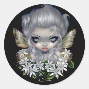 Rond Sticker "Starry Wild Jasmine Fairy"