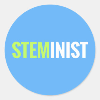 Rond Sticker STEMinist - Arrondi