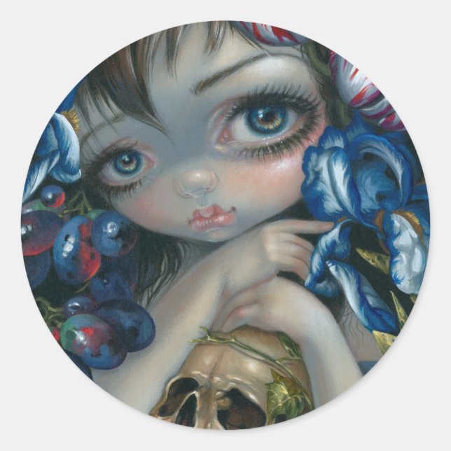 Rond Sticker "Stilleven VII : Bloesem" (Devant)