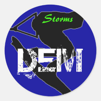 Rond Sticker Storms