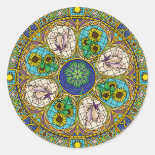 Rond Sticker Summer Nouveau