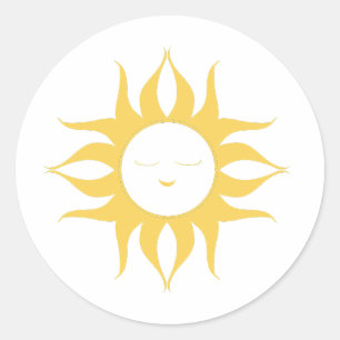 Rond Sticker Sun