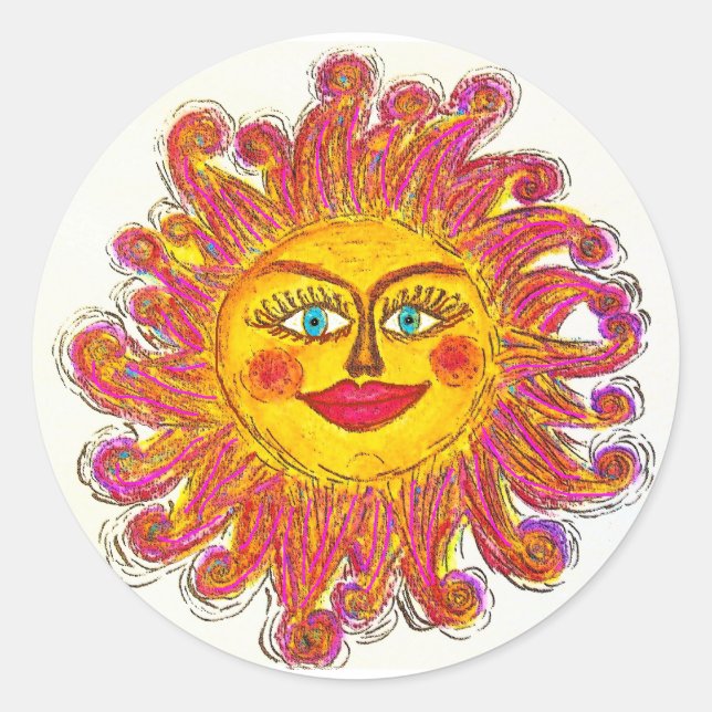 Rond Sticker Sun (Devant)