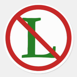 Rond Sticker Symbole Noel