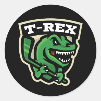 Rond Sticker T-Rex