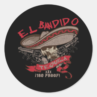 Rond Sticker Tequila El Bandido