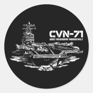 Rond Sticker Theodore Roosevelt