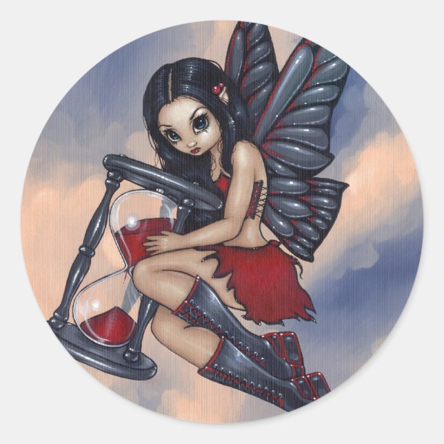 Rond Sticker "Time Flies" (Devant)