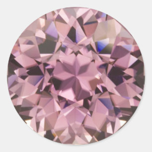 Rond Sticker Tourmaline 3 rose