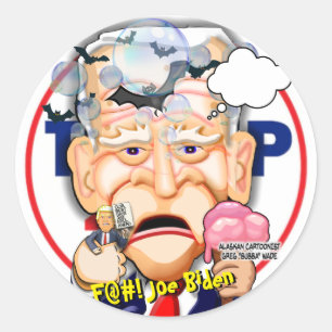Rond Sticker Trump 2024