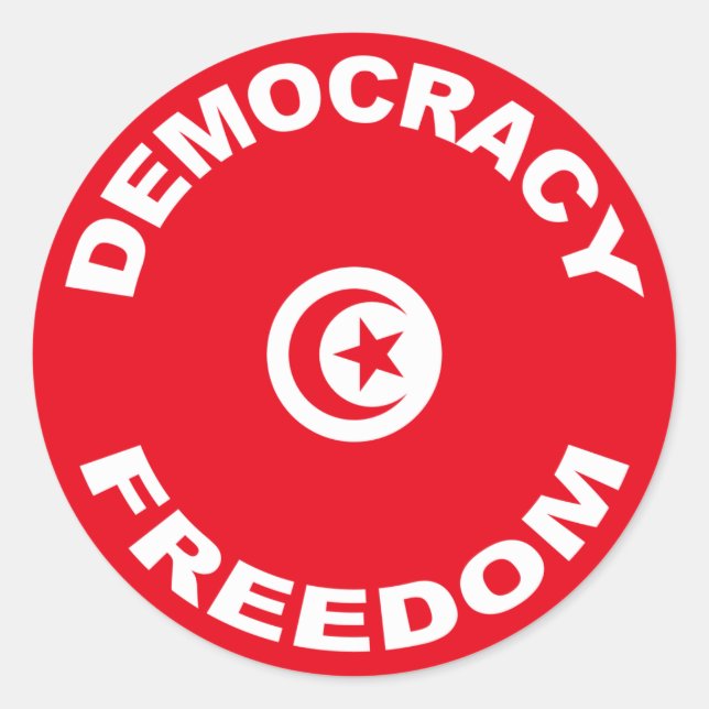 Rond Sticker tunisien (Devant)