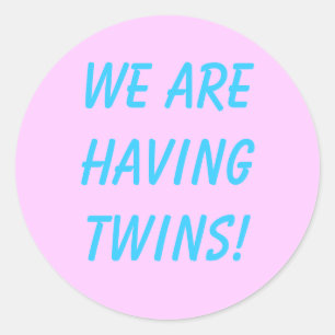 Rond Sticker Twins