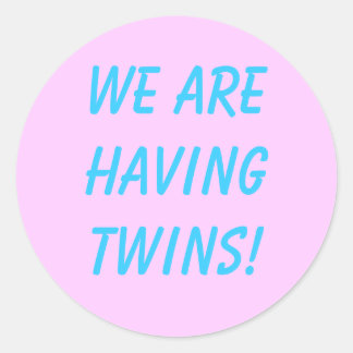 Rond Sticker Twins