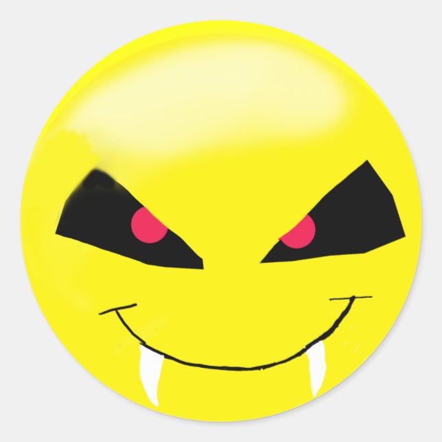 Rond Sticker Vampire (Devant)