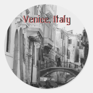 Rond sticker Venice, Italie