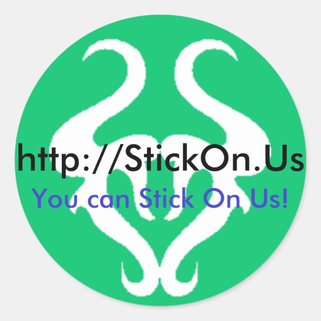 Rond Sticker vert (Devant)