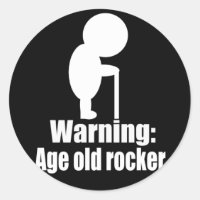 Sticker vieux Rocker
