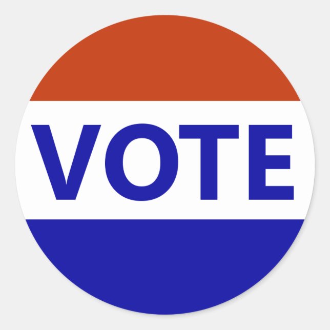 Rond Sticker VOTE (Devant)