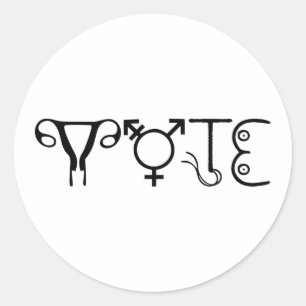 Rond Sticker VOTE