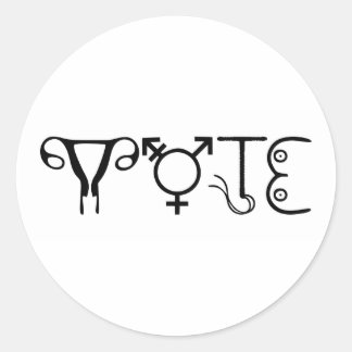 Rond Sticker VOTE