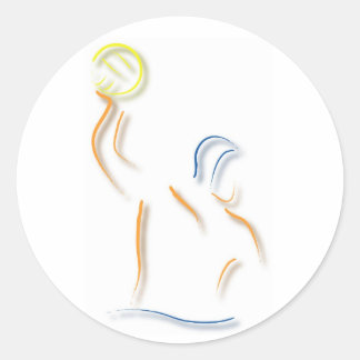 Rond Sticker Waterpolo