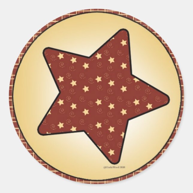 Rond Sticker Western Star (Devant)