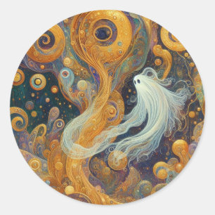 Rond Sticker "Whisp Whimsical"