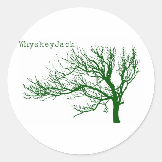 Rond Sticker WhyskeyJack (Devant)