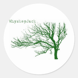 Rond Sticker WhyskeyJack