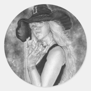 Rond Sticker Wicked Witch