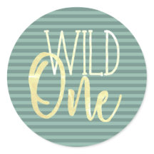 Sticker Wild One Birthday