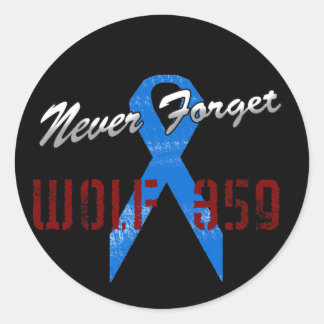 Rond Sticker Wolf 359
