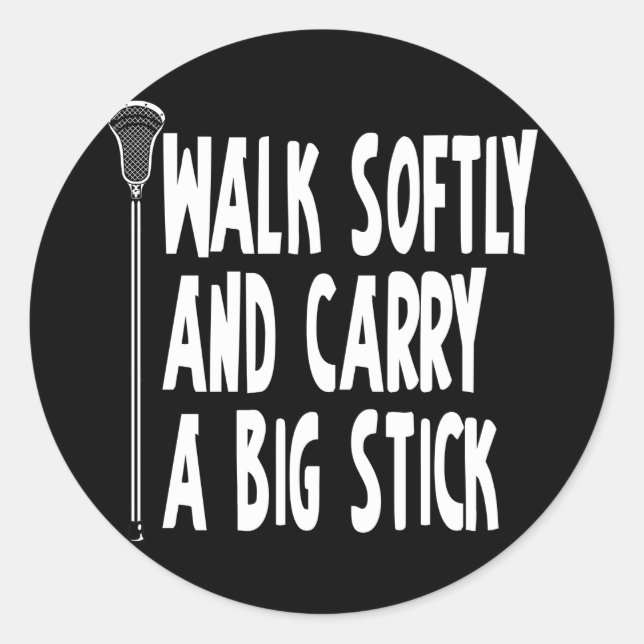 Rond Sticker WSBS 3 Humour de crosse (Devant)